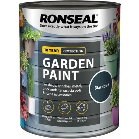 Garden Paint Black Bird 750ml (RSLGPBLKB750)