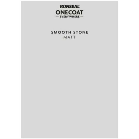 Ronseal Peel & Stick Everywhere Smooth Stone - Durable Self-Adhesive Wall and Surface Covering