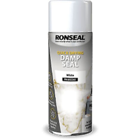 Ronseal Quick Dry Damp Seal Aerosol White 400ml