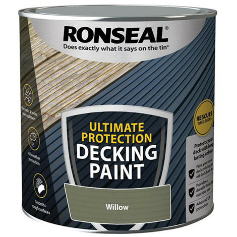 Ronseal RSLDPW25L Ultimate Protection Decking Paint Willow 2.5 litre