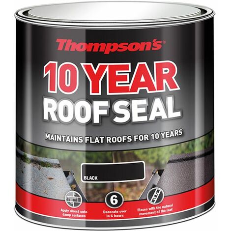 Ronseal Thompson's Roof Seal Black 1 litre RSLHPRS1L