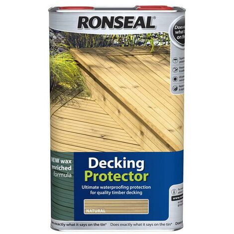 main image of "Ronseal Trade Decking Protector - Natural 5L"