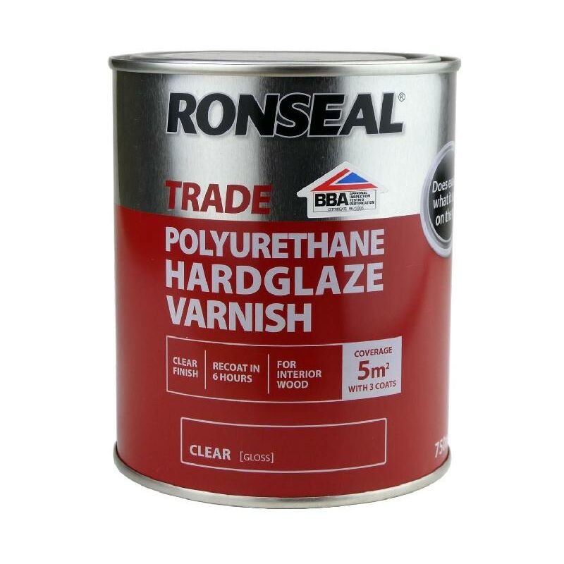 Ronseal Trade Polyurethane - Hard Glaze Gloss - 2.5L