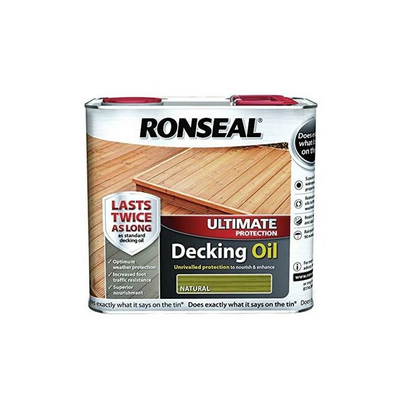 Ronseal - Ultimate Decking Oil - Natural - 2.5L