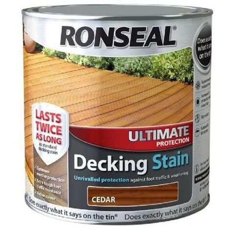 Ronseal Ultimate Decking Stain - Cedar 2.5L