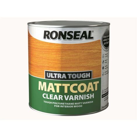 Ronseal Ultra Tough Internal Clear Matt Varnish 2.5 Litre