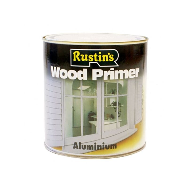 Aluminium Wood Primer 500ml RUSAWP500 - Aluminium - Rustins