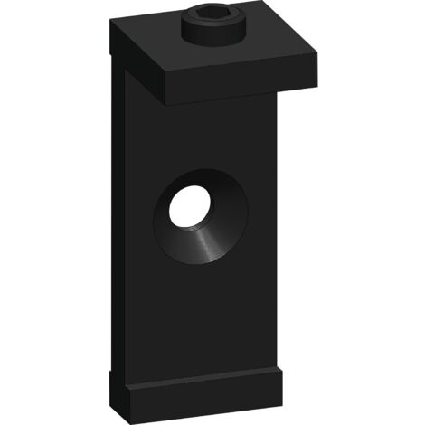 Rontec Bilderleiste Konsole passend zur Aufhängeschiene für Bilder zur Wandmontage, Aluminium silber