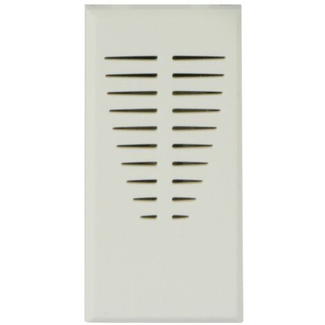 Ronzatore 1 modulo 230Vac Bianco S44 serie Ave Whitek 446031
