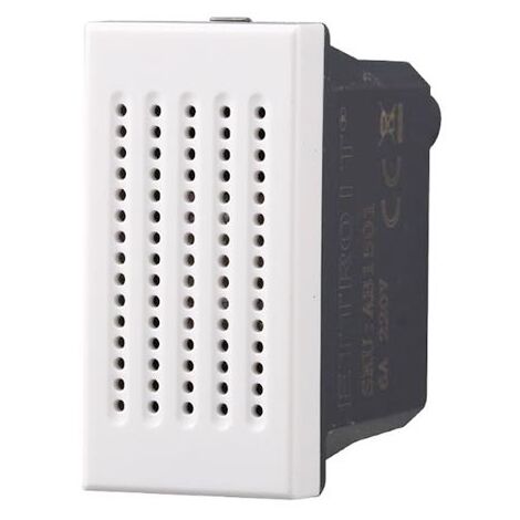 Ronzatore bronzo compatibile Bticino Axolute 6A 220V colore bianco Ettroit AB1501