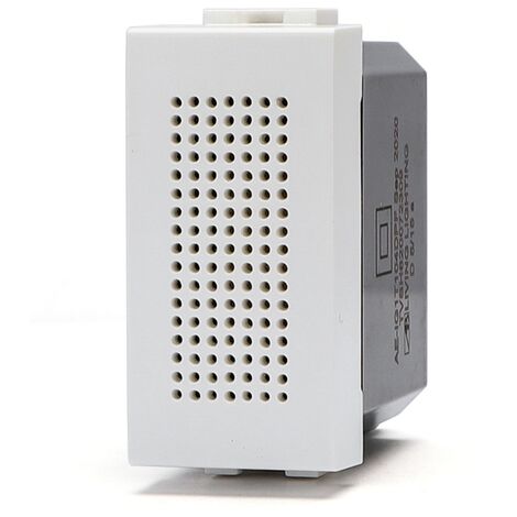 Ronzatore elettrico 230V per campanello bianco compatibile anche con BTicino Livinglight