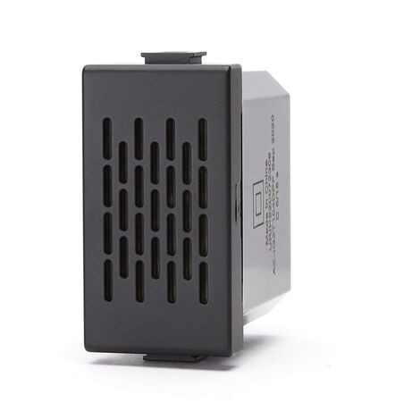 Ronzatore elettrico 230V per campanello nero compatibile anche con BTicino Matix