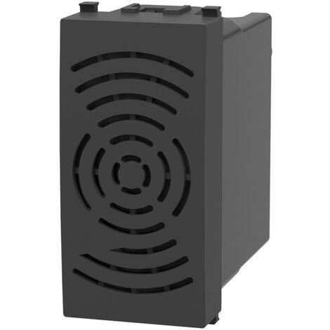 Ronzatore elettrico 230V per campanello nero compatibile anche con Vimar Plana