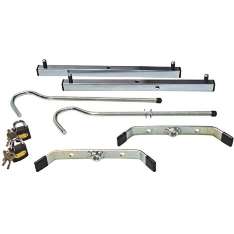 Roof Rack Clamps C/W 2 Padlocks - 1 Pair ZAR40980B
