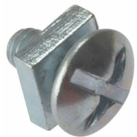Roofing Bolts & Square Nuts, Zinc Plated, Bag