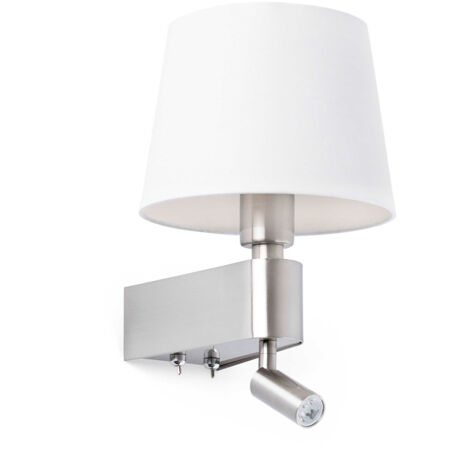 ROOM Aplique blanco con lector LED