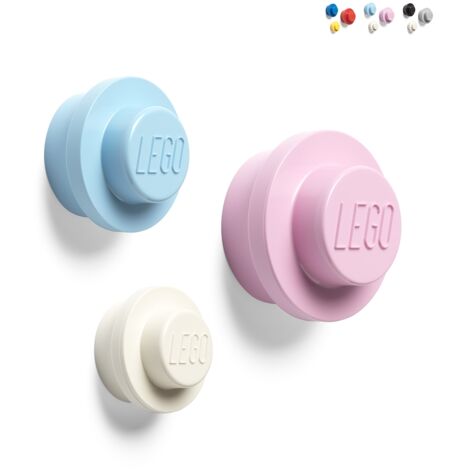 Room Copenhagen Appendiabiti Lego Rosa-Azzurro-Bianco