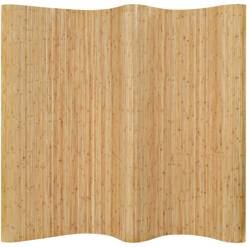 Room Divider Bamboo 250x165 cm Natural Vidaxl