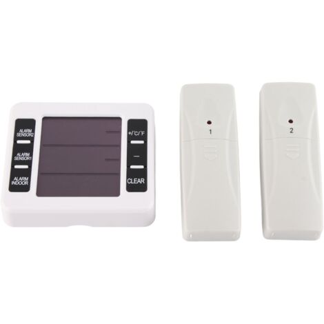 Room Thermometer Large Screen Celsius Fahrenheit Switch Highest Lowest Record Humidity Sensor for Indoor Outdoor
