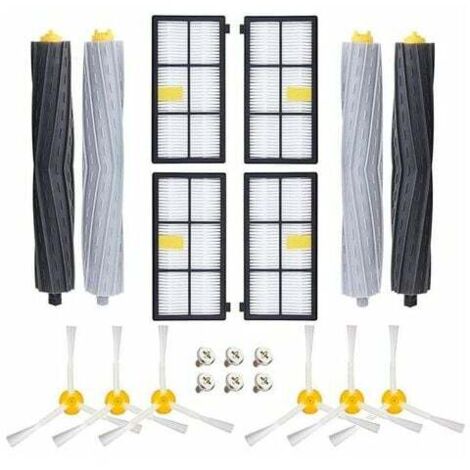 Roomba 800 900 Ersatz-Zubehör-Set, Zubehör für Irobot, Ersatz für Irobot Roomba Serie 850 800 851 860 865 866 870 871 876 880 885 886 890 891 896 900 960 966 980 990