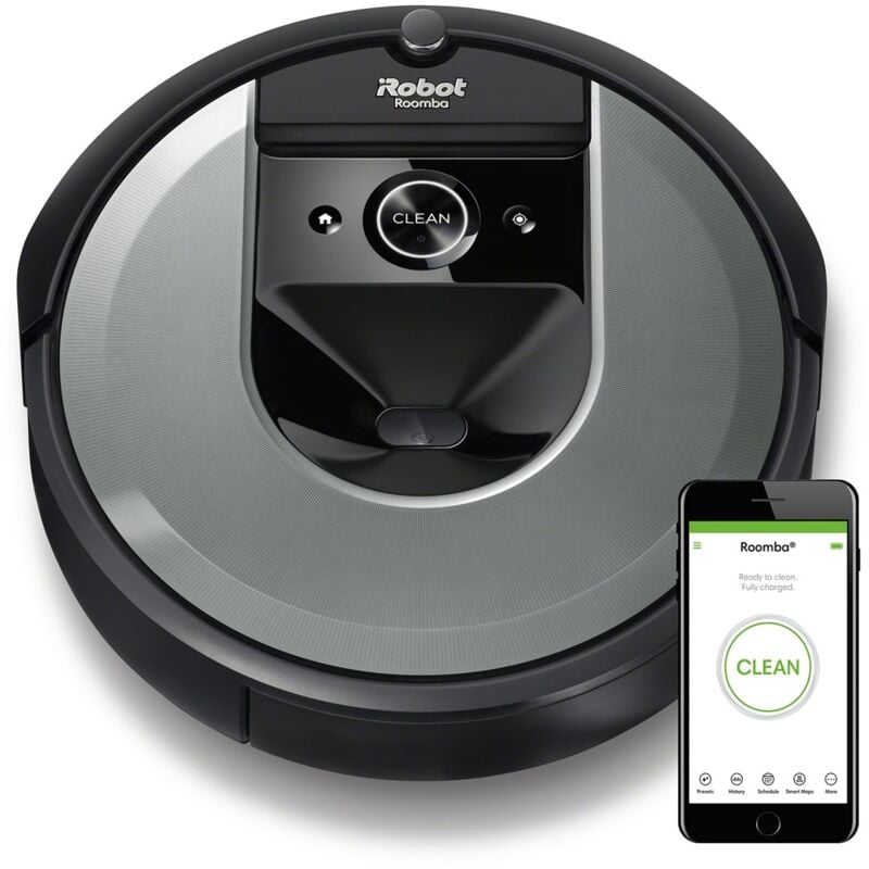 Irobot - Roomba I715040 aspiradora robotizada Negro, Gris