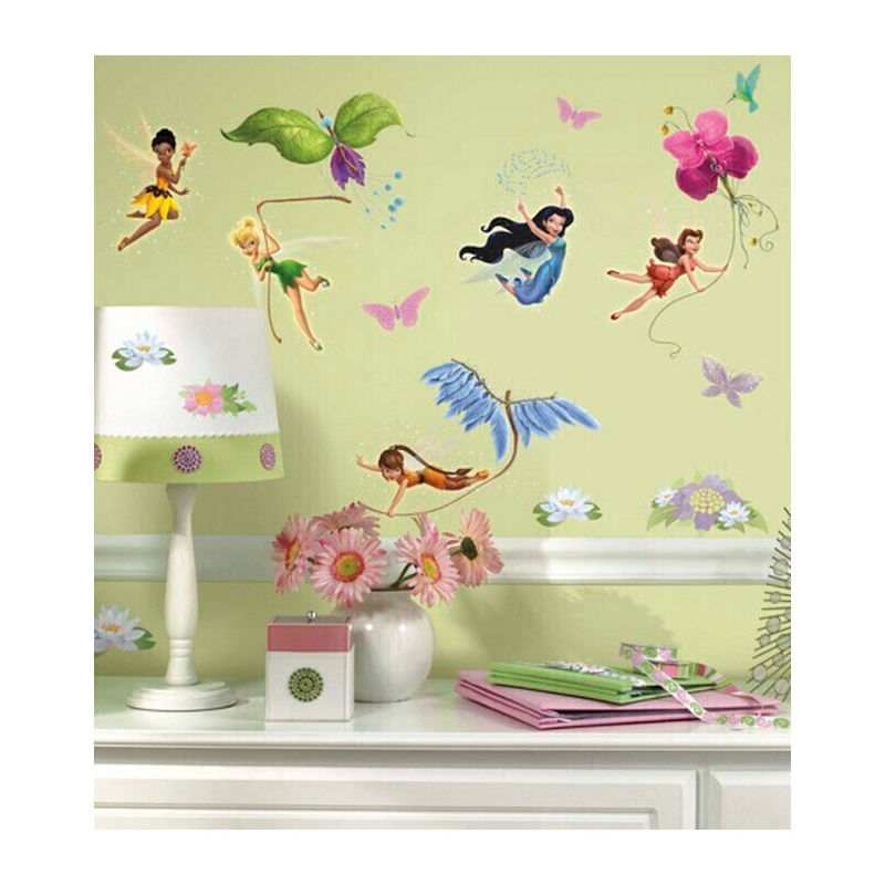 Roommates - 30 Stickers Fée Clochette La Vallée du printemps Disney fairies