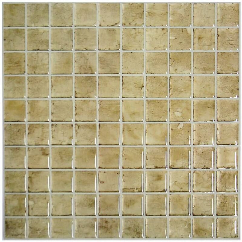 

RoomMates Papel de pared StickTILES 4 unidades piedra TIL3230FLT - Beige
