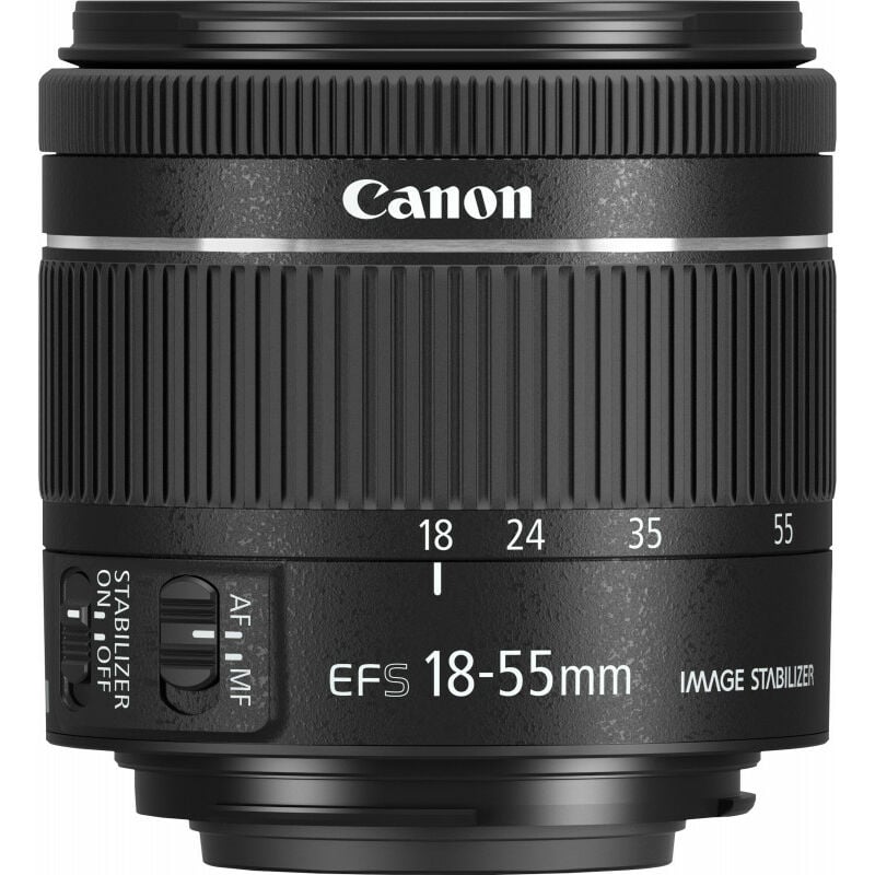 Ef-s 18-55mm f/4-5,6 is stm Objectif Noir (1620C005) - Canon
