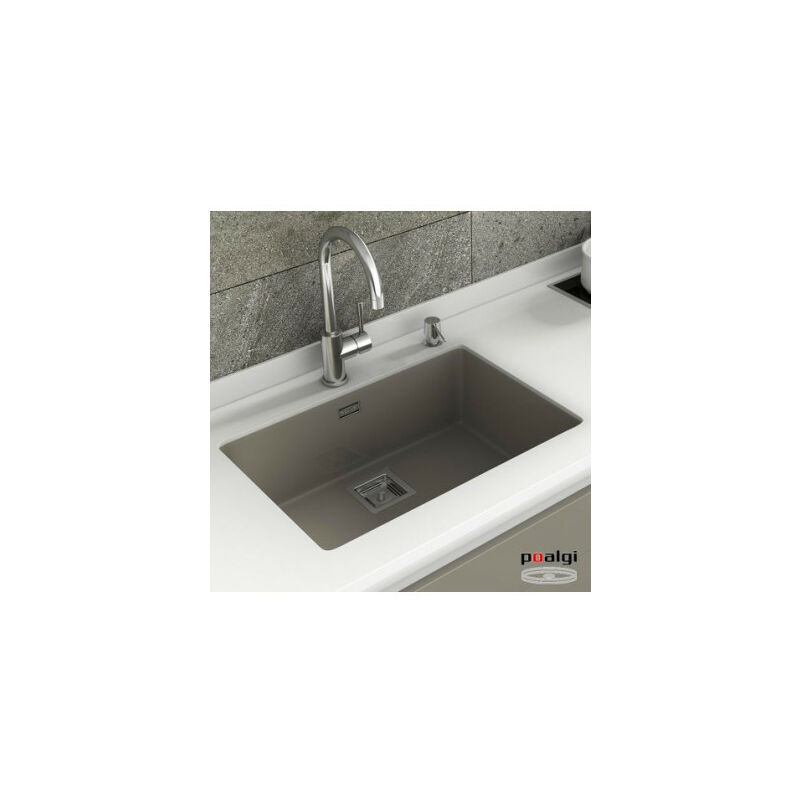 

Fregadero sintético Zie 60 - 60 x 40 cm 1 Cubeta . - BL172 - Poalgi