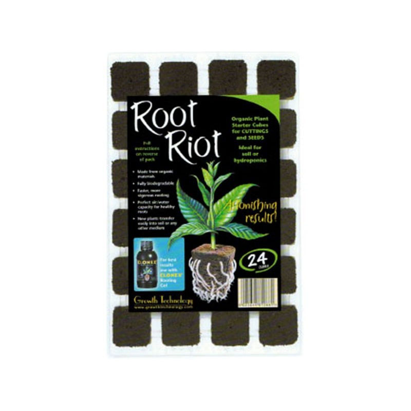 Growth Technology - Plug Root riot x 24 - Bouturage et germination