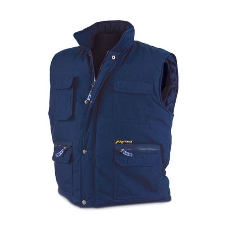 

MIBRICOTIENDA ropa abrigo chaleco azul multibolsillo xxl 288vma poliester