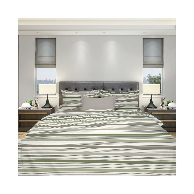 

Ropa de cama Albert - Individual - con sabana bajera, sabana, funda de almohada - Multicolor en Algodon, 150 x 280 cm