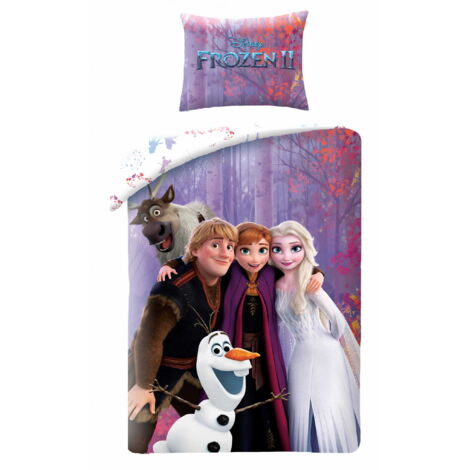 Ropa de cama de algodón 140x200 FROZEN Elsa y Anna