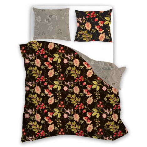 Ropa de cama de algodón 220x200 Flovery Flower Garden