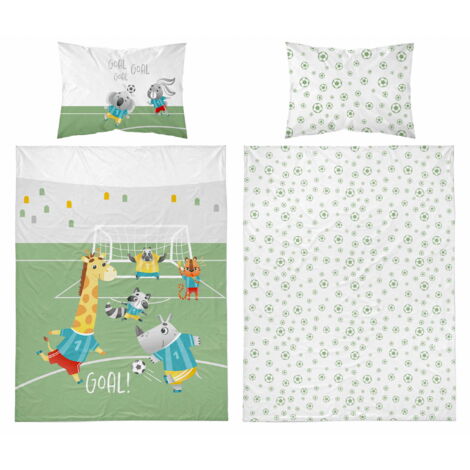 Ropa de cama de bambú para cuna 100x135 Safari Field
