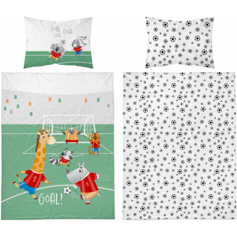 Ropa de cama de bambú para cuna 100x135 Safari Field