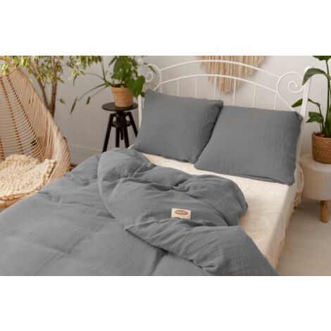 Ropa de cama de MUSELINA algodón (220x200-1.70x80-2)