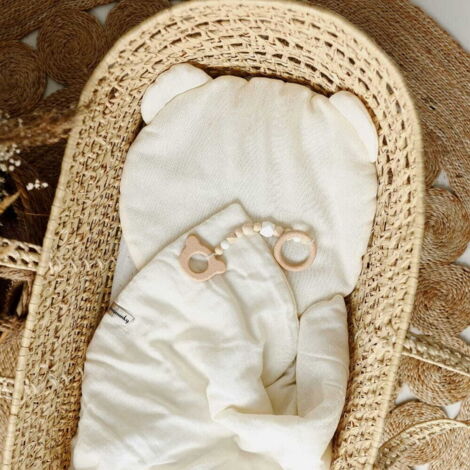Ropa de cama para bebé 75x100 hipoalergénica de algodón natural