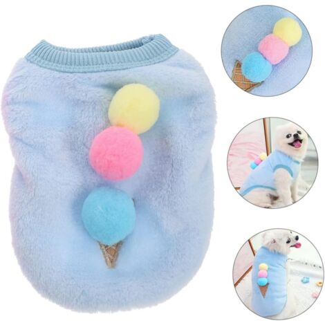 Ropa para mascotas, saco de dormir, accesorios de abrigo para mascotas, talla M - azul