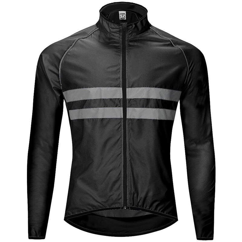 

Wosawe - Ropa para montar en moto cortavientos de pesca de manga larga repelente al agua BL215,Negro EE. UU .: Talla L