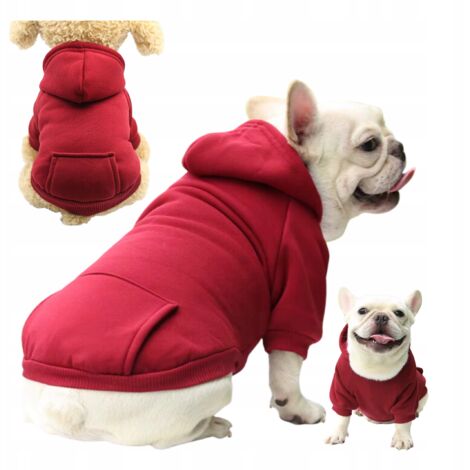 Ropa para perros Chaleco Chaqueta Sudadera con capucha Aislante Talla M