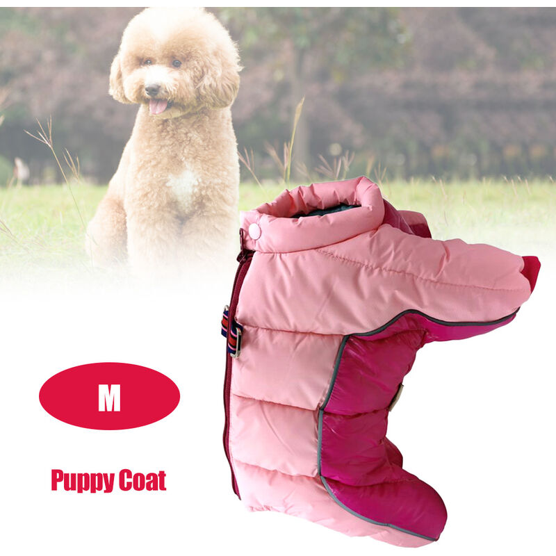 

Ropa para perros, chaqueta de invierno mas gruesa,Rosa, M