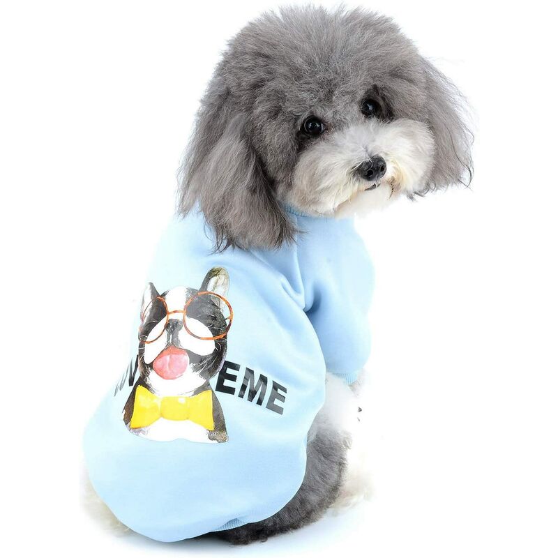 

Ropa para perros pequeños Abrigo de invierno Suéter Sudadera con forro de algodón Chaqueta de cachorro Disfraz para perro Gato Yorkshire Chihuahua