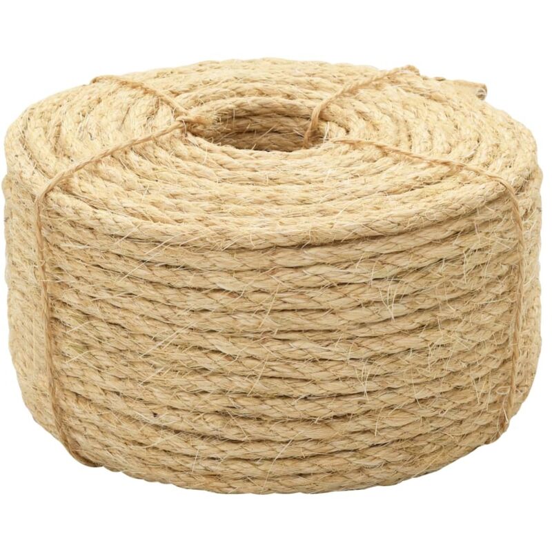 vidaXL Rope 100% Sisal 8 mm 500 m, Multi
