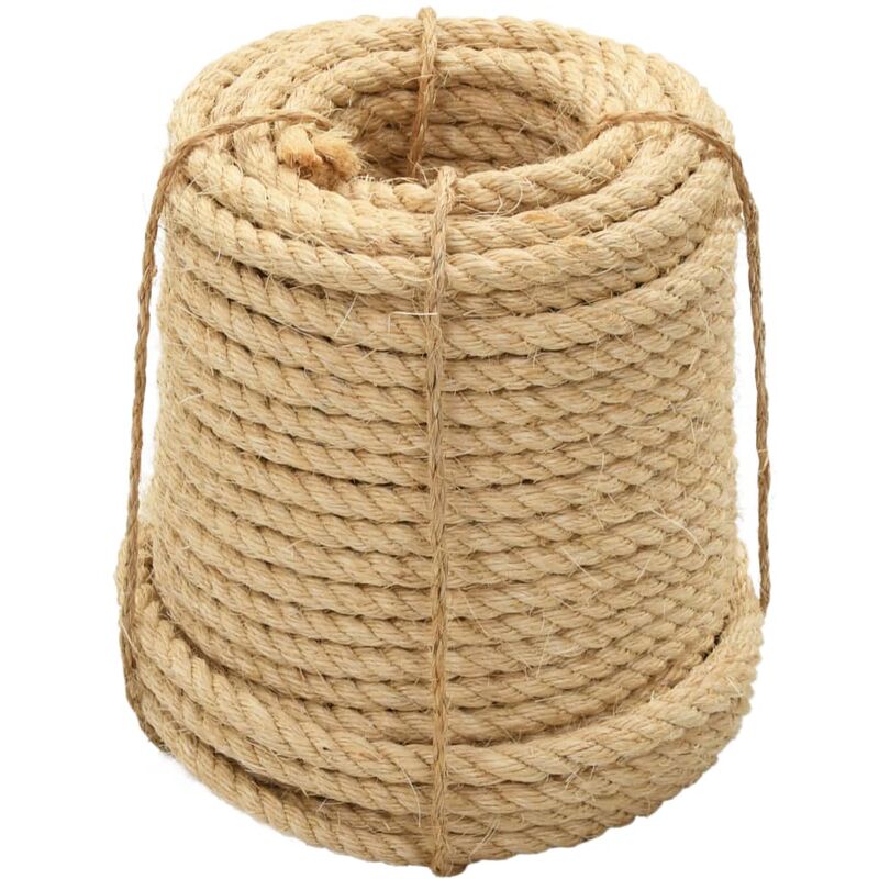 vidaXL Rope 100% Sisal 12 mm 250 m, Multi