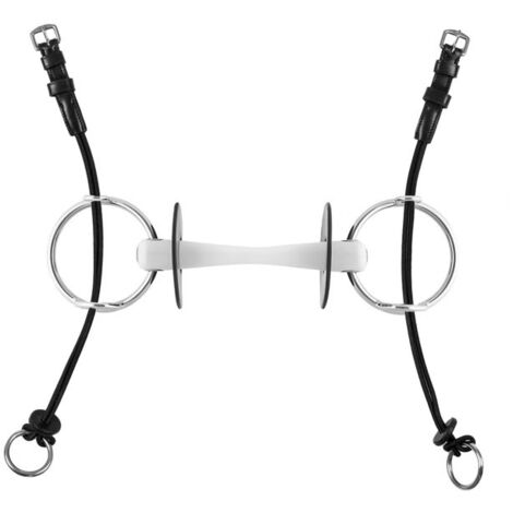 Rope gag bit: full, Nero