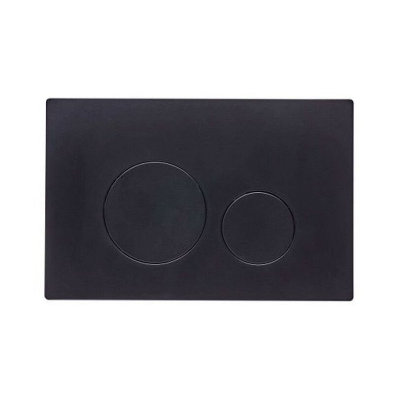 Image of Roper Rhodes - Rondo Dual Flush Plate Button Matt Black For TR9001 TR9002 TR9009