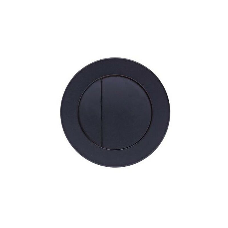 Image of Roper Rhodes - Round Dual Flush Plate Button Matt Black For TR9001 TR9002 TR9009