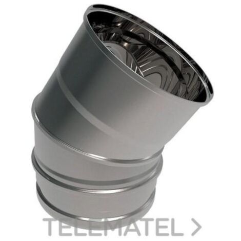 ROS codo 45º 80 simple pared 2700468 ros , Codo 45º 80 Simple Pared 2700468 de la marca Ros Chimney.