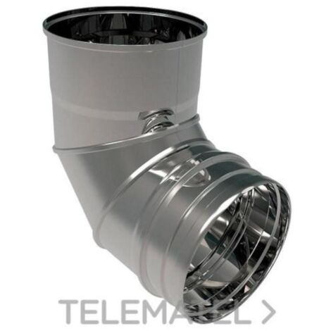 ROS codo 90º 100 simple pared 2700037 ros , Codo 90º 100 Simple Pared 2700037 de la marca Ros Chimney.